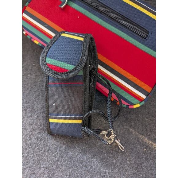 Colorful Striped Shoulder Bag And Old Cell Phone Case Vintage Y2k 90's - Picture 9 of 11